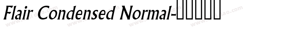Flair Condensed Normal字体转换